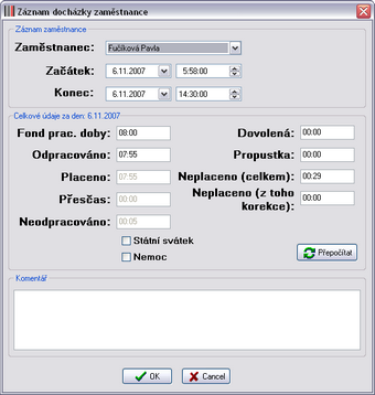 dochazkaedit